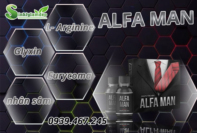 thành phần sản phẩm alfa man