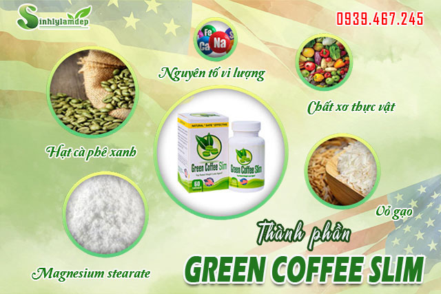 thành phần green coffee slim