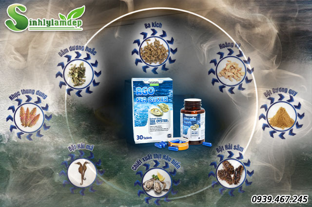 thành phần hàu biển ago