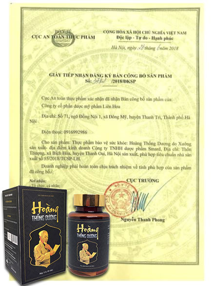 giấy đăng ký hoàng thống dương