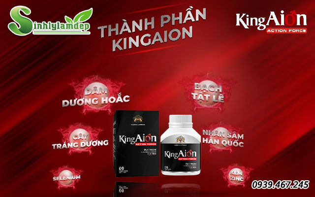 thành phần sản phẩm king aion