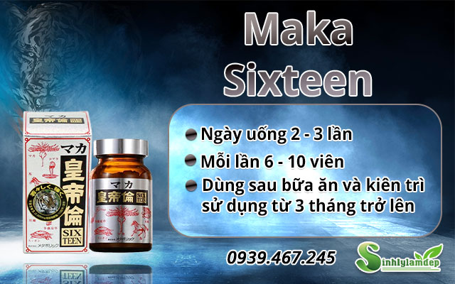 cách dùng maka sixteen