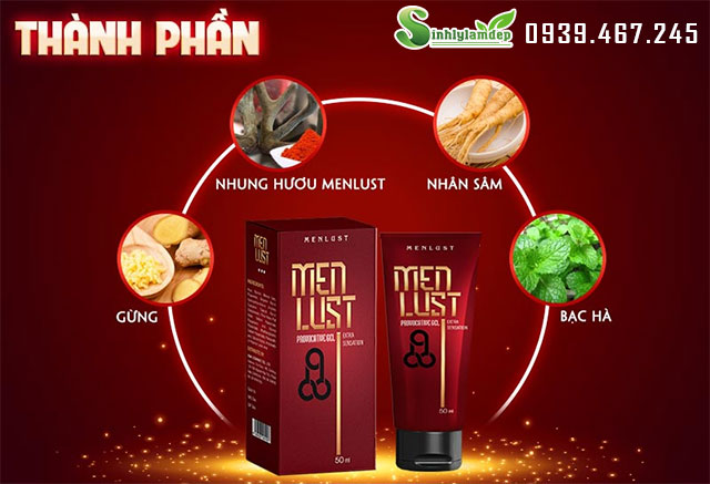 thành phần gel menlust