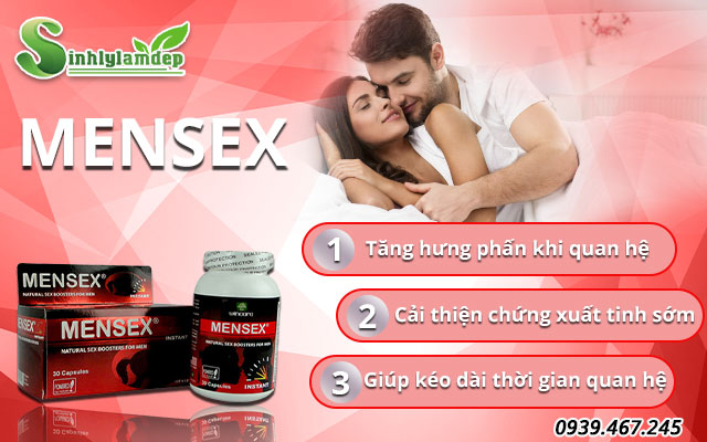 công dụng sản phẩm mensex