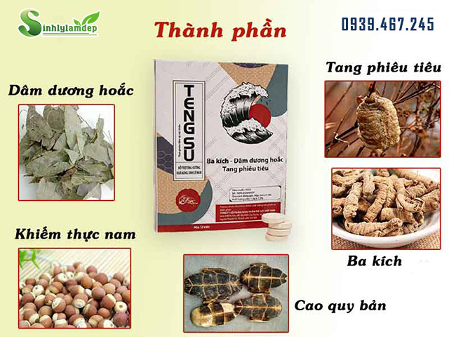 thành phần viên ngậm tengsu