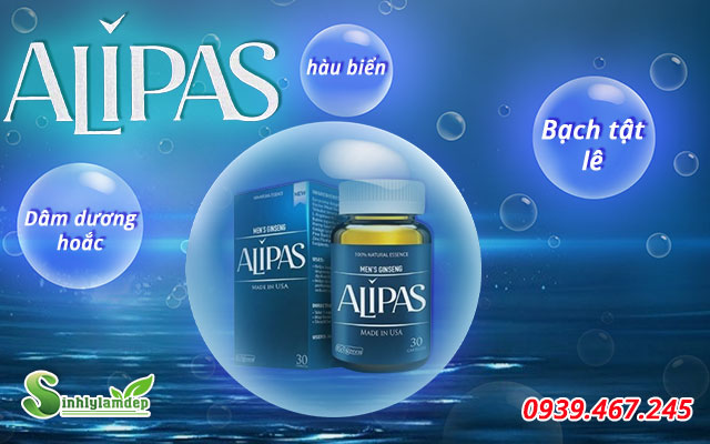 thành phần sản phẩm sâm alipas
