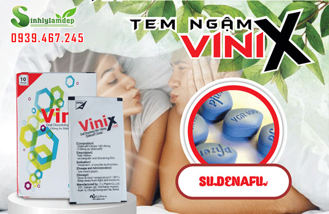 thành phần tem ngậm vinix