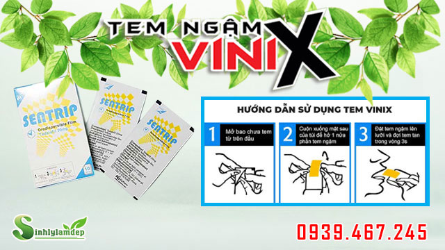 hướng dẫn sử dụng tem ngậm vinix