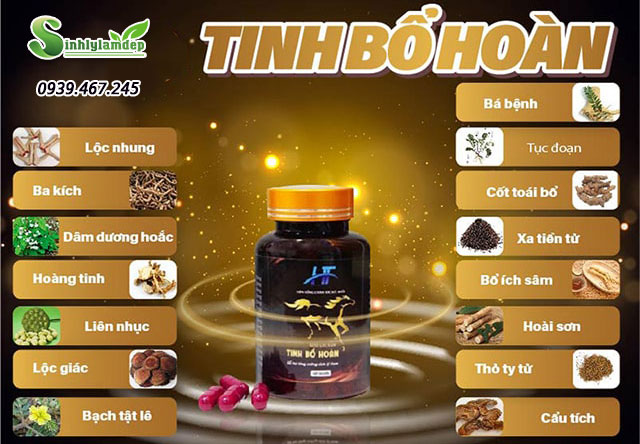 thành phần của sản phẩm tinh bổ hoàn