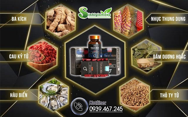 thành phần sản phẩm true men