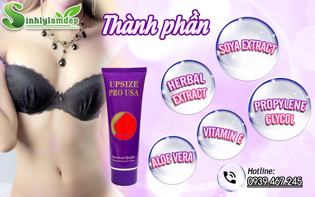 thành phần sản phẩm upsize pro usa