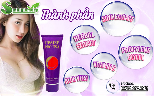 thành phần sản phẩm upsize pro usa