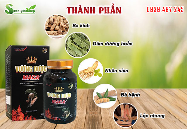 thành phần vương dược maca