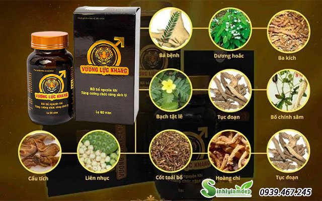 thành phần sản phẩm vương lực khang