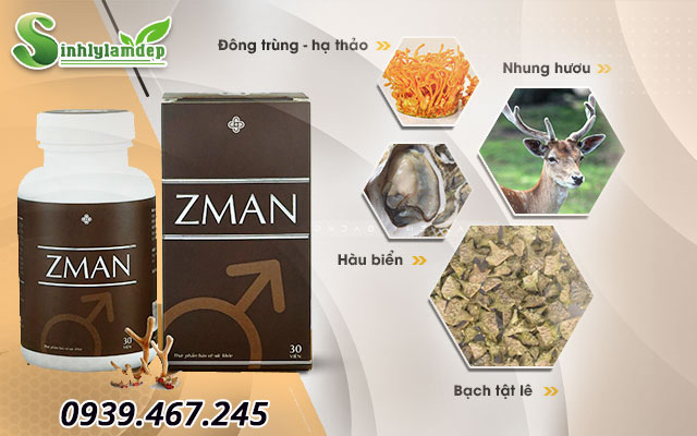 thành phần sản phẩm zman