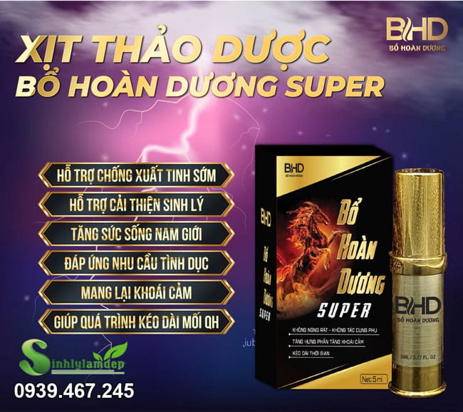 công dụng bổ hoàn dương super