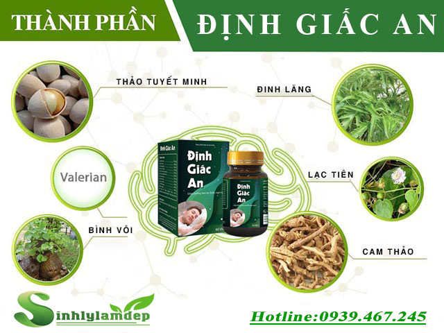 công dụng của định giấc an