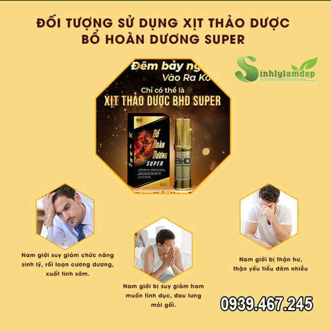 đối tượng sử dụng bổ hoàn dương super