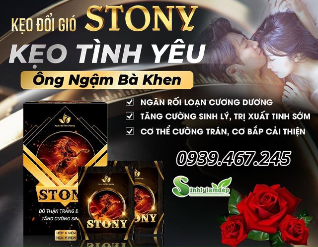 công dụng sản phẩm kẹo stony