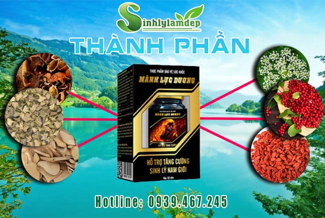 thành phẩn của sàn phẩm Mãnh Lực Dương