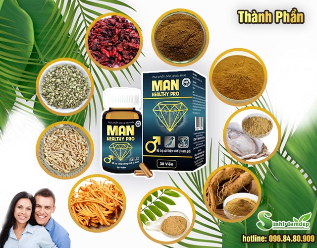 Thành phần của sản phẩm Man Healthy Pro