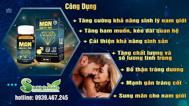 Công dụng của sản phẩm Man Healthy Pro