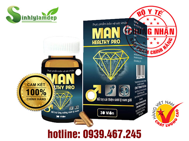 Chứng nhận sản phẩm Man Healthy Pro