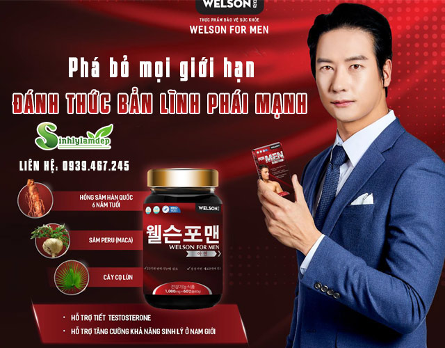 Giới thiệu sản phẩm Welson For Men