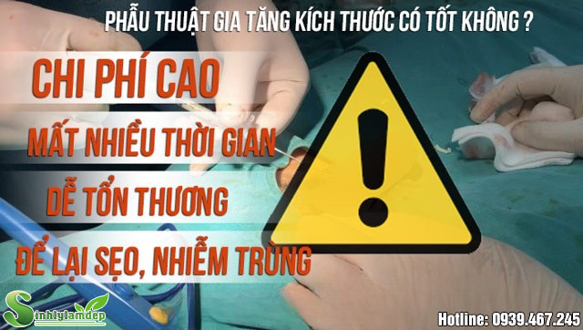 phẫu thuật tăng kích thước cậu nhỏ