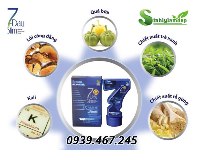 thành phần 7-day slim extreme
