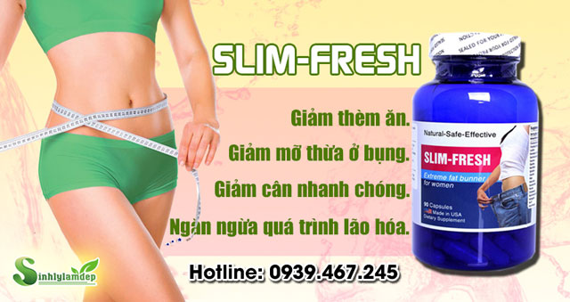 Công dụng của viên uống Slim Fresh USA