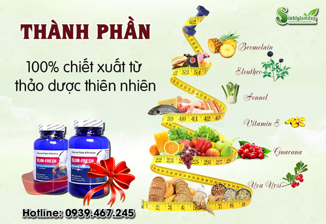 Slim Fresh USA có thành phần gì?