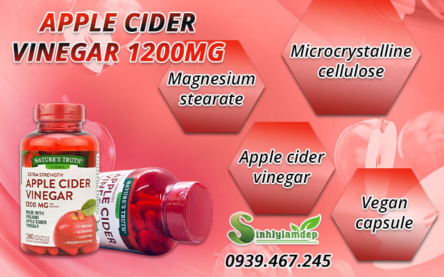 thành phần apple cider vinegar