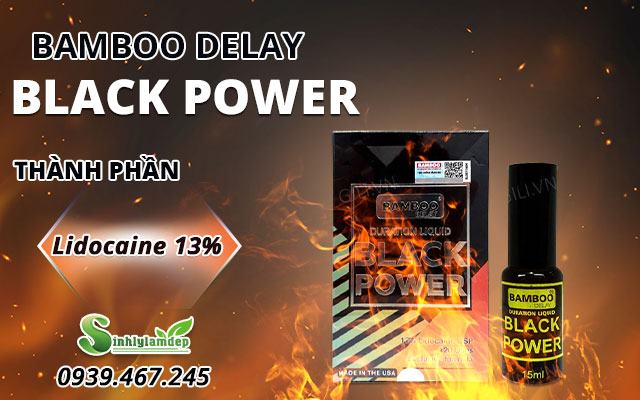 thành phần bamboo delay black power