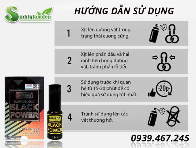 cách dùng bamboo delay black power