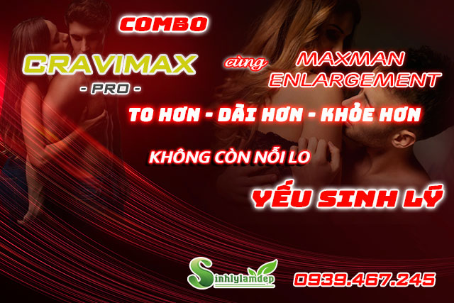 công dụng combo cravimax pro maxman enlargement