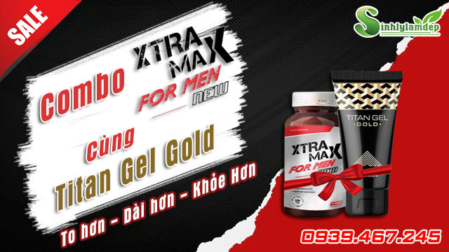 bộ đôi xtramax for men và titan gel gold