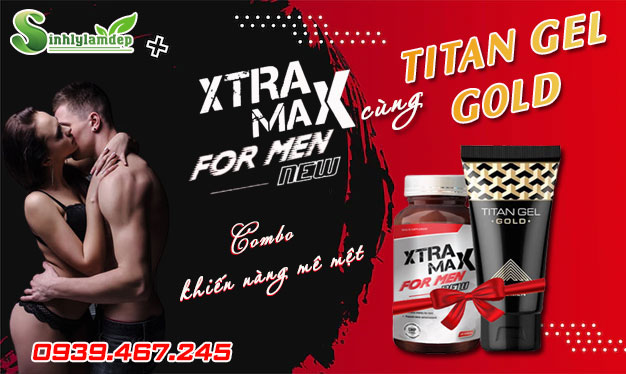 giới thiệu combo xtramax for men và gel titan gold