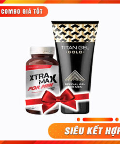 combo 2 sản phẩm xtramax for men và titan gel gold