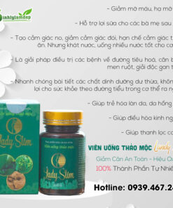 Công dụng giảm cân Lady Slim