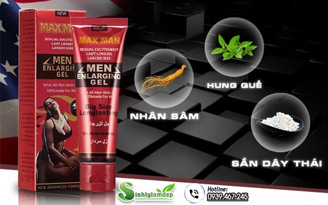 thành phần của maxman enlargement