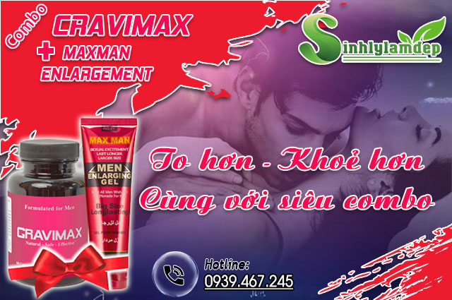 giới thiệu combo cravimax và maxman enlargement