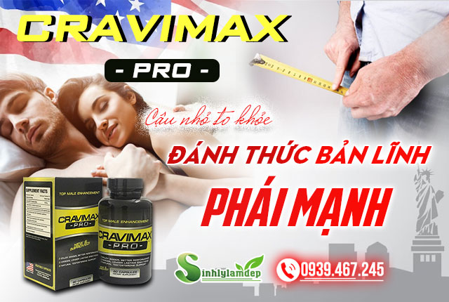 giới thiệu sản phẩm cravimax pro
