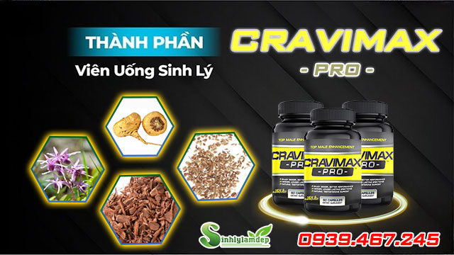 thành phần combo cravimax pro maxman enlargement
