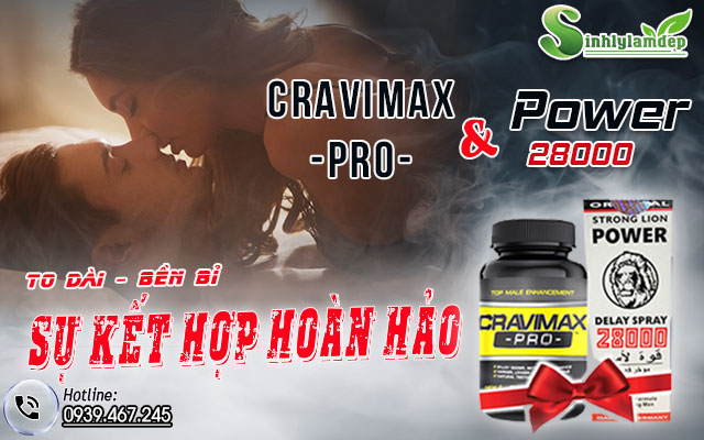giới thiệu combo cravimax pro và power 28000