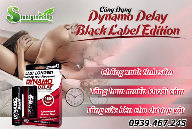 công dụng dynamo delay black label edition