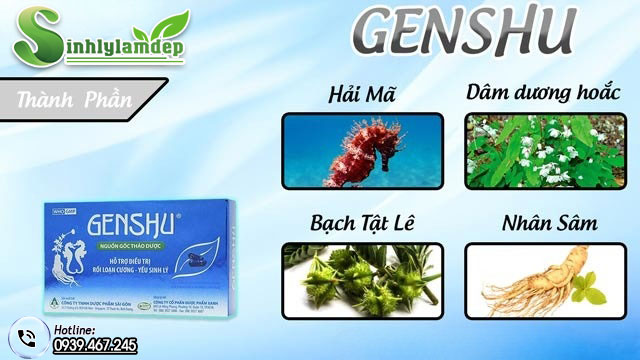 thành phần sản phẩm genshu