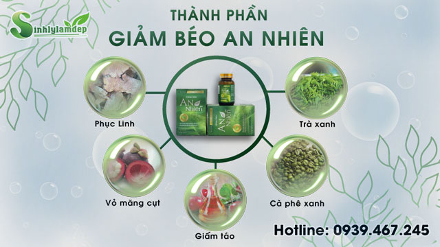 thành phần giảm béo an nhiên