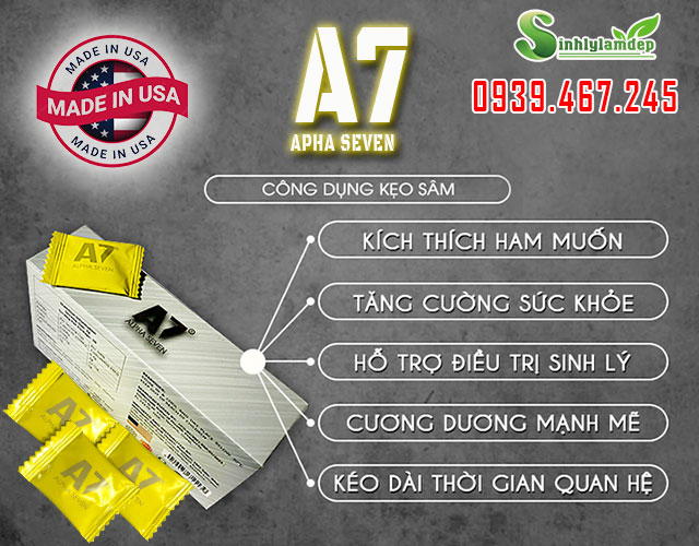 công dụng kẹo sâm a7
