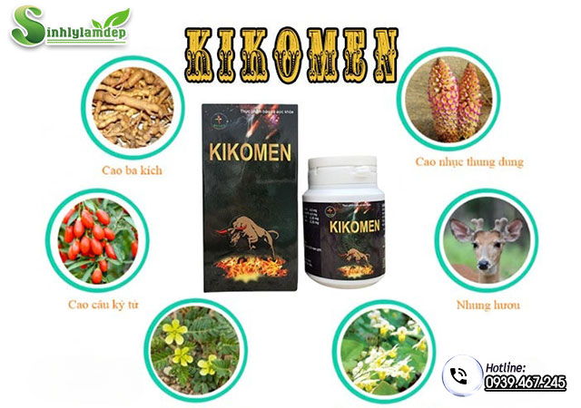 thành phần sản phẩm kikomen